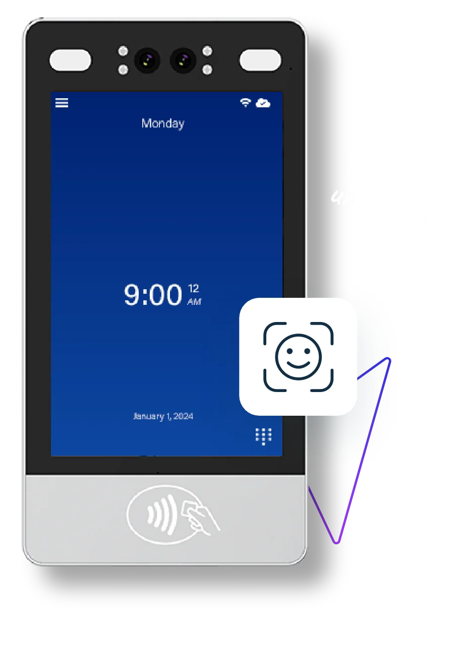 EasyClocking EC 1000 biometric time clock